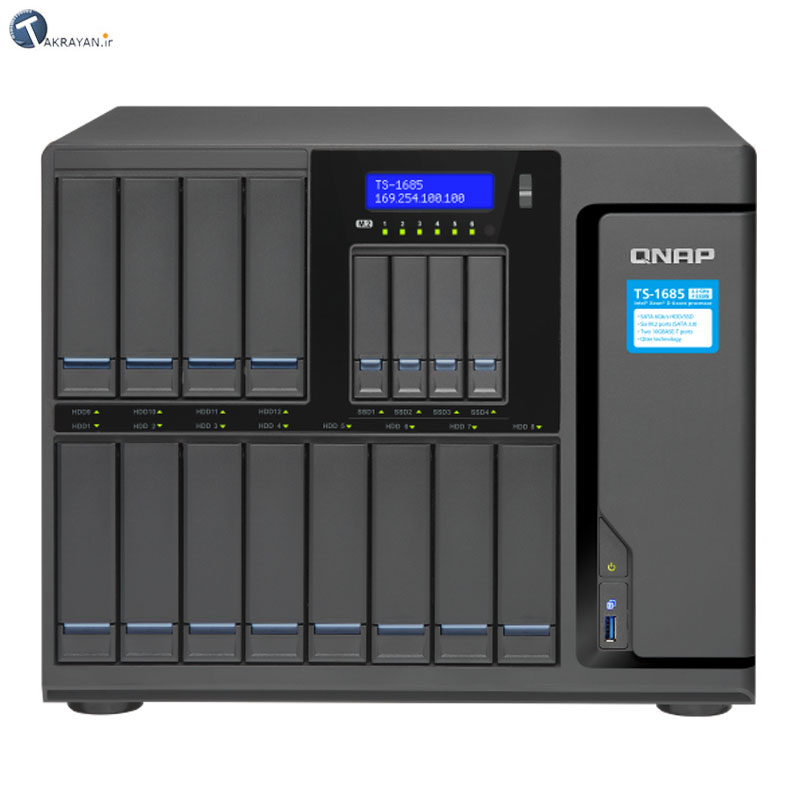 QNAP TS-1685-D1521-8G NAS - Diskless